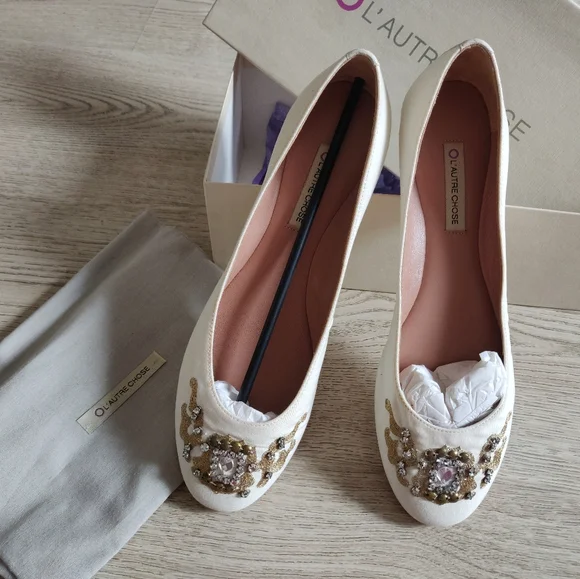 L'Autre Chose (Italy) Ballet Flats - Picture 1 of 5